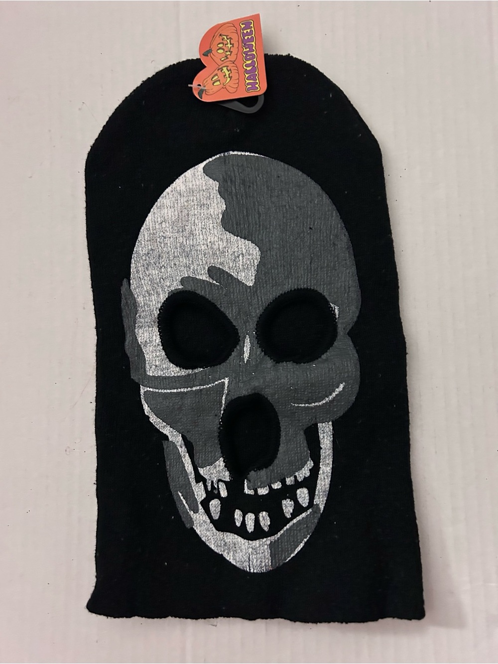 Kids Black Skull Face Mask  - Halloween